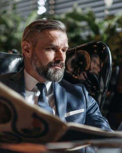 Managing partner professional portrait in business attire